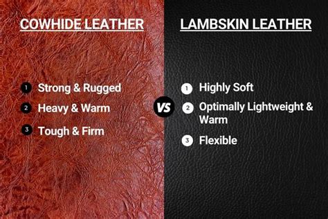 difference between lambskin and calfskin